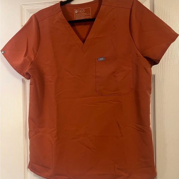 FIGS Scrub Top and Bottoms Terracotta NWOT - Picture 5 of 9